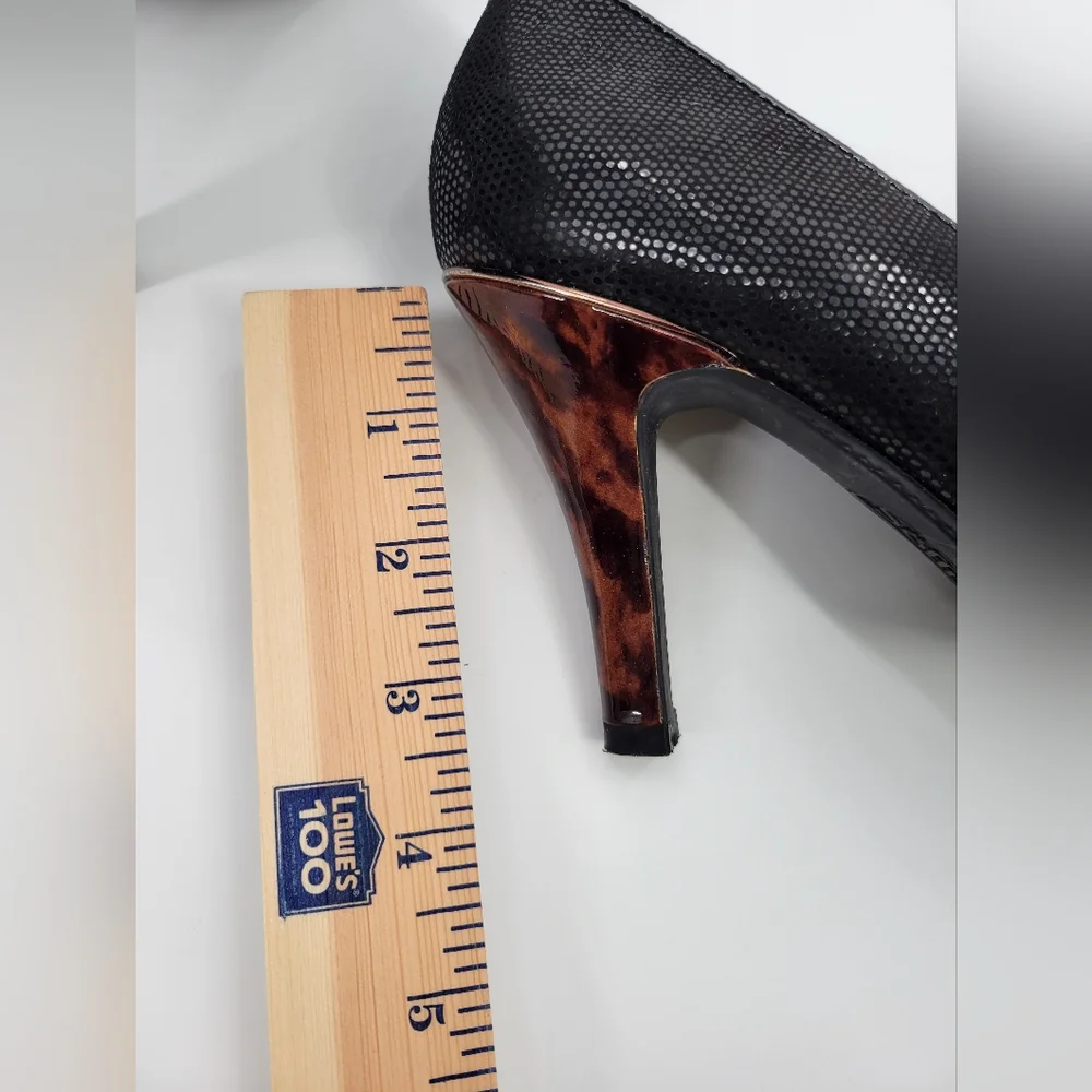Sofft Leather Animal Print Heels 8.5
